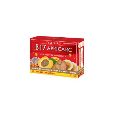Terezia B17 Apricarc - Apoya la inmunidad - 60 cápsulas Terezia B17 Apricarc - Apoya la inmunidad - 60 cápsulas