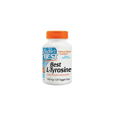 Doctor's Best L-Tyrosina 500mg - Apoyo cerebral y tiroideo Doctor's Best L-Tyrosina 500mg - Apoyo cerebral y tiroideo