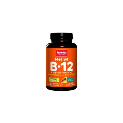 Jarrow Methyl B-12 2500mcg Tropical - Tabletas masticables veganas Jarrow Methyl B-12 2500mcg Tropical - Tabletas masticables veganas