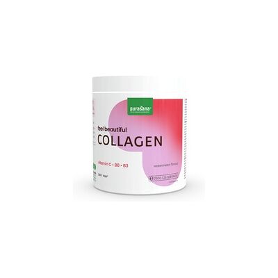 Purasana Colágeno de Sandía Feel Beautiful 250 g - Polvo para piel y cabello Purasana Colágeno de Sandía Feel Beautiful 250 g - Polvo para piel y cabello