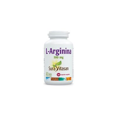 Sura Vitasan L-Arginina 50 cápsulas - Complemento alimenticio Sura Vitasan L-Arginina 50 cápsulas - Complemento alimenticio