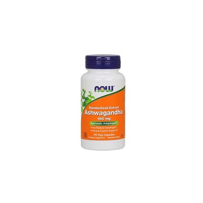 NOW Foods Ashwagandha 450mg - Alivio del Estrés y Apoyo Inmunológico NOW Foods Ashwagandha 450mg - Alivio del Estrés y Apoyo Inmunológico