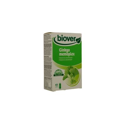 Biover Ginkgo Memoplex - Memoria y Concentración - 45 Cápsulas Biover Ginkgo Memoplex - Memoria y Concentración - 45 Cápsulas