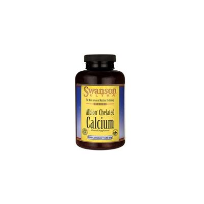 Cápsulas de Calcio Albion 180mg de Swanson - Suplemento para huesos fuertes Cápsulas de Calcio Albion 180mg de Swanson - Suplemento para huesos fuertes