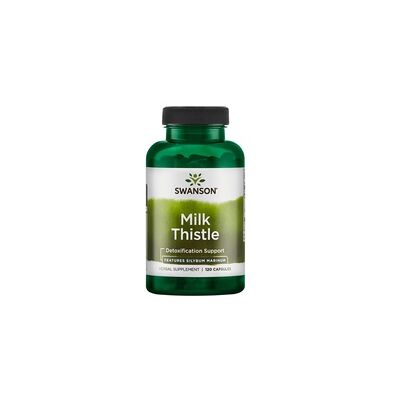 Swanson Marca Cardo Mariano - 250mg, 120 Cápsulas - Apoyo Hepático Swanson Marca Cardo Mariano - 250mg, 120 Cápsulas - Apoyo Hepático