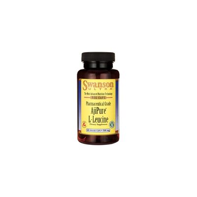 Swanson Ultra AjiPure L-Leucina 60 cápsulas vegetales - Suplemento alimenticio Swanson Ultra AjiPure L-Leucina 60 cápsulas vegetales - Suplemento alimenticio