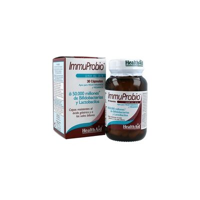 HealthAid ImmuProbio - 50 Mil Millones de Vegicaps - Suplemento Dietético HealthAid ImmuProbio - 50 Mil Millones de Vegicaps - Suplemento Dietético