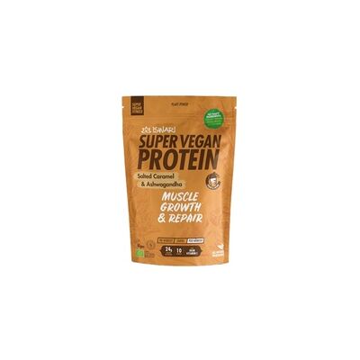 Iswari Proteína Vegana Caramelo Ashwagandha - Polvo Iswari Proteína Vegana Caramelo Ashwagandha - Polvo