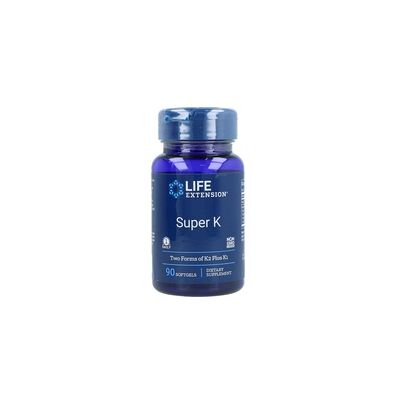 Life Extension Super K - Vitamina K1 y K2 - Sin Gluten - 90 Softgeles Life Extension Super K - Vitamina K1 y K2 - Sin Gluten - 90 Softgeles