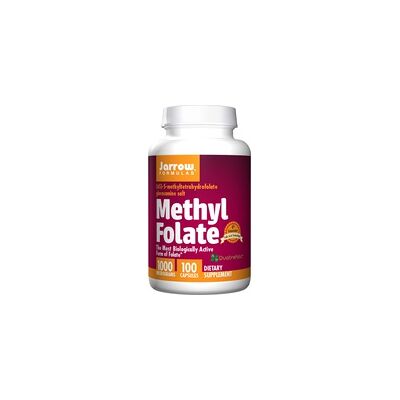 Jarrow Formulas, Methyl Folate, 1000 mcg, 100 Veggie Capsules - Suplemento Dietético Jarrow Formulas, Methyl Folate, 1000 mcg, 100 Veggie Capsules - Suplemento Dietético