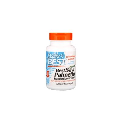 Doctor's Best Extracto Estandarizado de Saw Palmetto - 320mg - 180 Softgels - Suplemento Dietético Doctor's Best Extracto Estandarizado de Saw Palmetto - 320mg - 180 Softgels - Suplemento Dietético