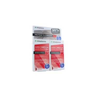 Arkopharma Arkomega Aceite de Krill - Suplemento Alimenticio - Vainilla Arkopharma Arkomega Aceite de Krill - Suplemento Alimenticio - Vainilla