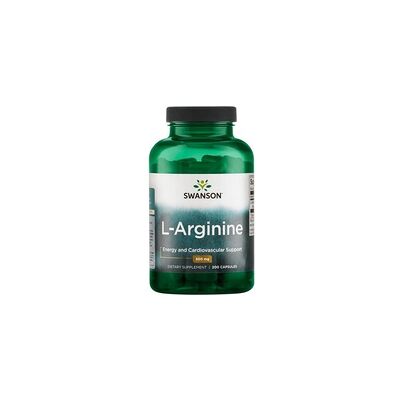 Swanson L-Arginina 500 mg - Apoyo inmunológico y cardíaco Swanson L-Arginina 500 mg - Apoyo inmunológico y cardíaco
