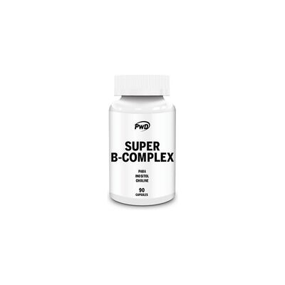 Super B Complejo de PWD 90 cápsulas - Suplemento dietético Super B Complejo de PWD 90 cápsulas - Suplemento dietético
