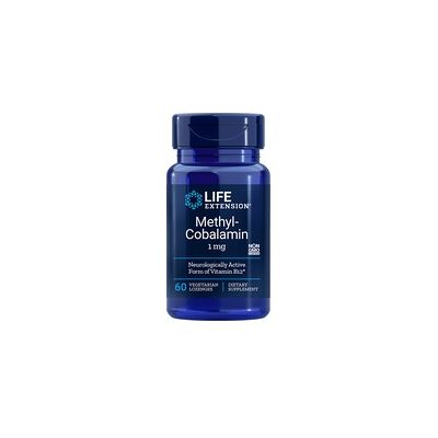 Life Extension Vitamina B12 Methylcobalamin 1 mg - Suplemento de B12 Life Extension Vitamina B12 Methylcobalamin 1 mg - Suplemento de B12
