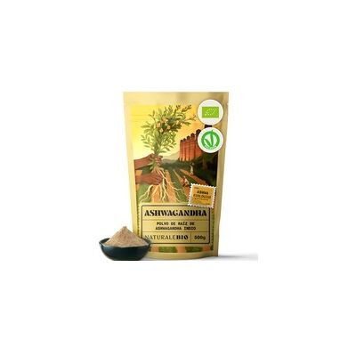 Ashwagandha Bio 500 g de polvo - NaturaleBio Ashwagandha Bio 500 g de polvo - NaturaleBio