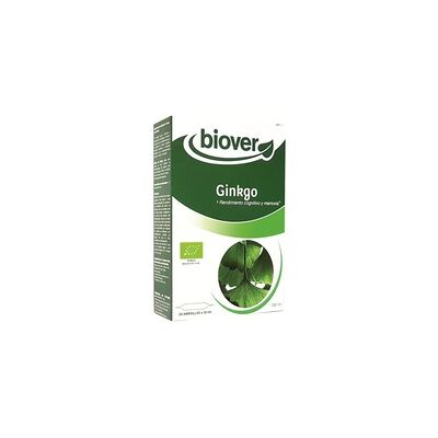 Ginkgo extracto de ginkgo biloba 20 ampollas de 10ml - Biover Ginkgo extracto de ginkgo biloba 20 ampollas de 10ml - Biover