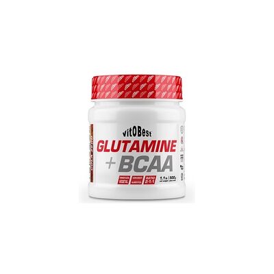 Vit.O.Best Glutamina+BCAA recuperación muscular 500 g - Suplemento Vit.O.Best Glutamina+BCAA recuperación muscular 500 g - Suplemento