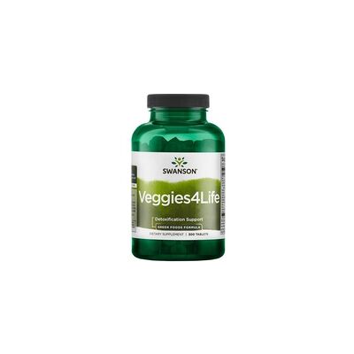 Swanson Veggies4Life Tabletas - Suplemento dietético Swanson Veggies4Life Tabletas - Suplemento dietético