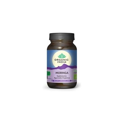 Organic India Moringa - 90 Cápsulas Vegetarianas - Suplemento Dietético Organic India Moringa - 90 Cápsulas Vegetarianas - Suplemento Dietético