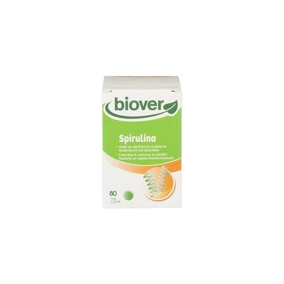 Biover Espirulina 80 Comprimidos - Suplemento alimenticio Biover Espirulina 80 Comprimidos - Suplemento alimenticio
