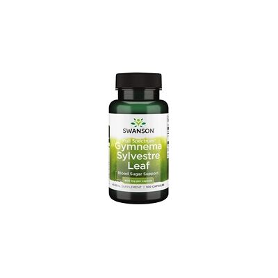 Swanson Hoja de Gymnema Sylvestre 400 mg Cápsulas - Suplemento Dietético Swanson Hoja de Gymnema Sylvestre 400 mg Cápsulas - Suplemento Dietético