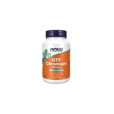 Now Foods GTF Cromo - 200 mcg - 250 Comprimidos - Suplemento dietético Now Foods GTF Cromo - 200 mcg - 250 Comprimidos - Suplemento dietético