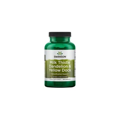Swanson Premium Cardo Mariano, Diente de León y Molo Giallo 120 Cápsulas - Suplemento herbal para la salud del hígado Swanson Premium Cardo Mariano, Diente de León y Molo Giallo 120 Cápsulas - Suplemento herbal para la salud del hígado