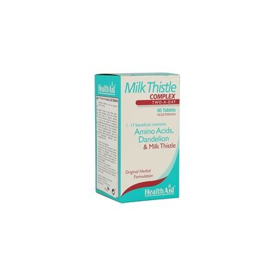 Healthaid Tabletas Complejas de Cardo Mariano (60 pcs) Healthaid Tabletas Complejas de Cardo Mariano (60 pcs)