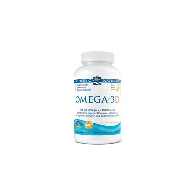 Nordic Naturals Omega-3D 690mg Limón Softgels - Suplemento de Aceite de Pescado Nordic Naturals Omega-3D 690mg Limón Softgels - Suplemento de Aceite de Pescado