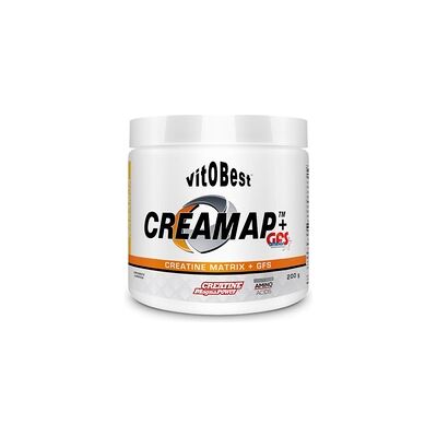 VIT.O.BEST Creamap+Gfs creatina y aminoácidos 200 g de polvo - Naranja VIT.O.BEST Creamap+Gfs creatina y aminoácidos 200 g de polvo - Naranja