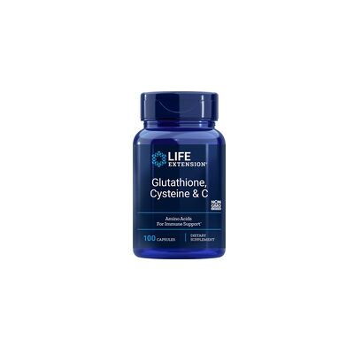 Life Extension Glutatión, Cisteína y Vitamina C 100 Cápsulas Life Extension Glutatión, Cisteína y Vitamina C 100 Cápsulas