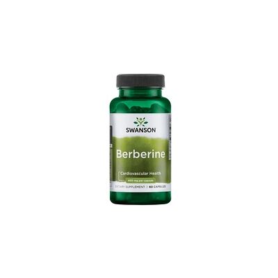 Swanson Berberina - Cápsulas 400mg para Corazón y Azúcar en Sangre Swanson Berberina - Cápsulas 400mg para Corazón y Azúcar en Sangre
