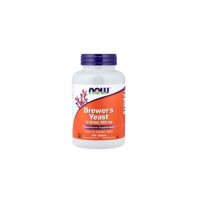 Levadura de Cerveza NOW Foods 650 mg 200 Tabletas - Suplemento Levadura de Cerveza NOW Foods 650 mg 200 Tabletas - Suplemento