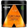 BIO + Cúrcuma con probióticos, jengibre y pimienta negra (fórmula avanzada) 250 cápsulas de 760mg - Aldous Bio