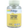 Vitamina D3 y K2 120 cápsulas vegetales - Solaray