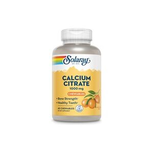 Solaray 10 x Calcium Citrate Sabor Naranja 60 comprimidos masticables