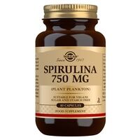 Solgar Espirulina 750 mg (Plancton) 80 cápsulas vegetales - Solgar