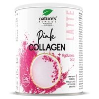 Nature's Finest 5 x Pink Collagen bebida de colágeno latte rosa en polvo 125 g de polvo (Vainilla - Coco) - Nature's Finest