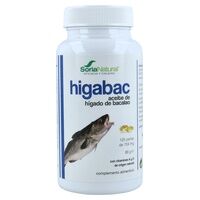 Soria Natural 3 x Higabac Aceite de Hígado de Bacalao 125 perlas de 400 mg Soria Natural
