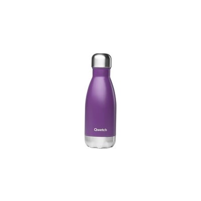 Botella Isotérmica Inox - Púrpura 260 ml - Qwetch Botella Isotérmica Inox - Púrpura 260 ml - Qwetch