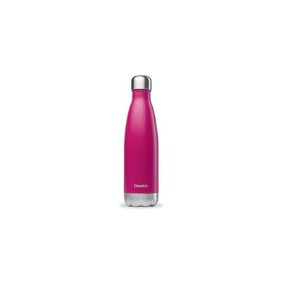 Botella Isotérmica Inox - Magenta 500 ml - Qwetch Botella Isotérmica Inox - Magenta 500 ml - Qwetch