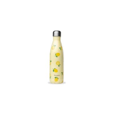 Botella Isotérmica Inox Limón 500 ml - Qwetch Botella Isotérmica Inox Limón 500 ml - Qwetch