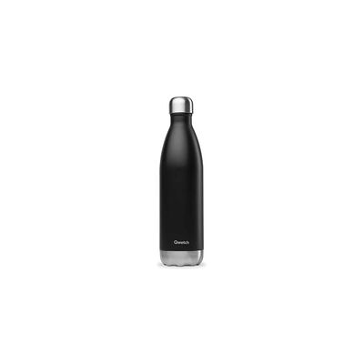 Botella Isotérmica Inox - Negro 750 ml - Qwetch Botella Isotérmica Inox - Negro 750 ml - Qwetch