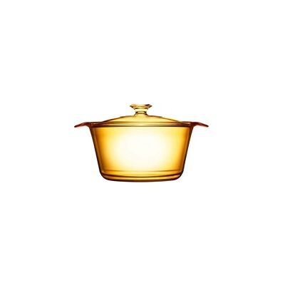 Cazuela de cristal flair con tapa 5,5L 1 unidad - Visions Cazuela de cristal flair con tapa 5,5L 1 unidad - Visions