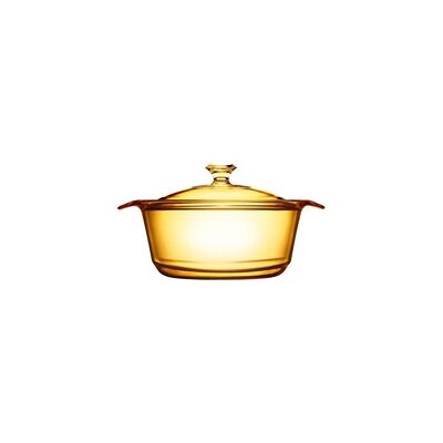 Cazuela de cristal flair con tapa 2,8L 1 unidad - Visions Cazuela de cristal flair con tapa 2,8L 1 unidad - Visions