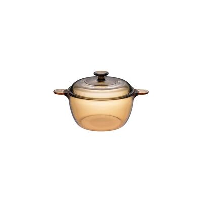 Olla de cristal Amber 2,5 l 1 unidad - Visions Olla de cristal Amber 2,5 l 1 unidad - Visions