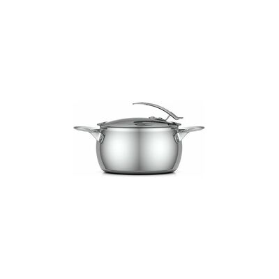 Olla de acero inoxidable 24x13 cm 1 unidad - Skk Olla de acero inoxidable 24x13 cm 1 unidad - Skk