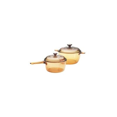 Set amber 2 piezas cazo y olla 2 unidades - Visions Set amber 2 piezas cazo y olla 2 unidades - Visions