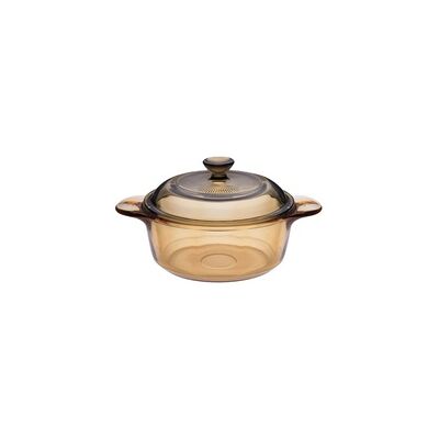 Cazuela de cristal Amber 5L 1 unidad - Visions Cazuela de cristal Amber 5L 1 unidad - Visions